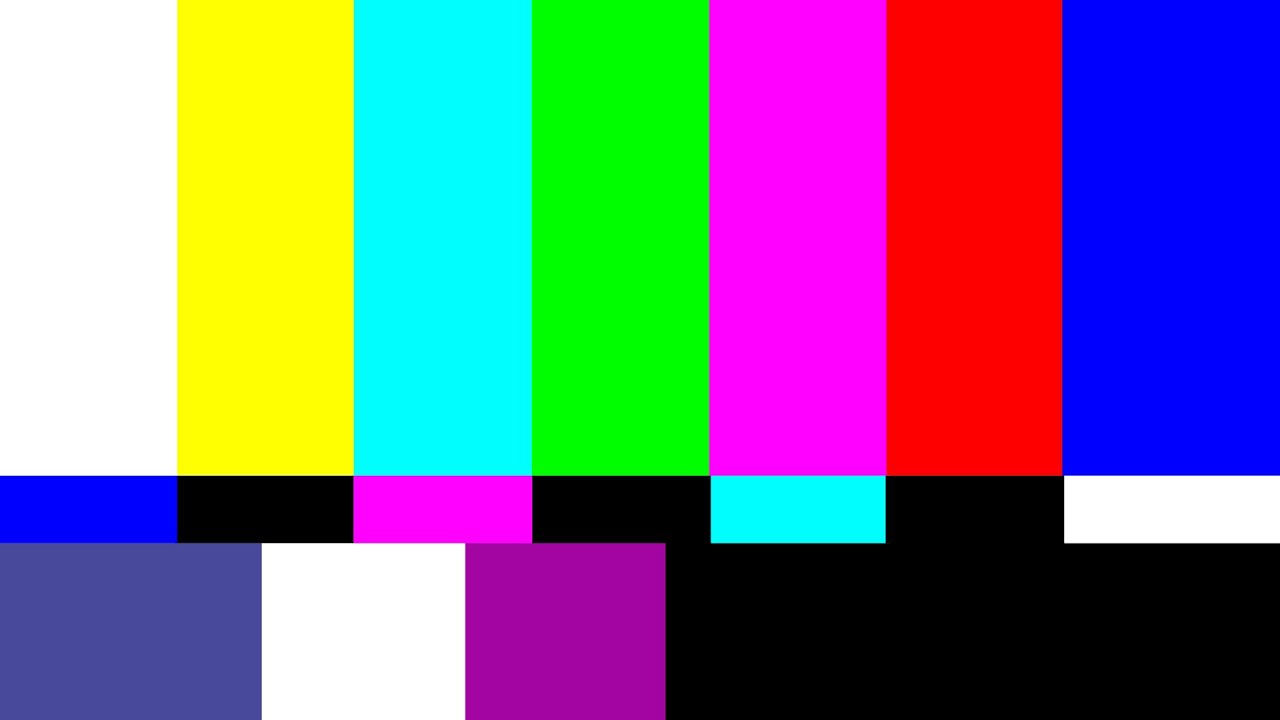 Pixelfehler Test 4K  f&uuml;r TV Fernseher, Monitor, Smartphone - Pixel Refresh - RGB Color Test