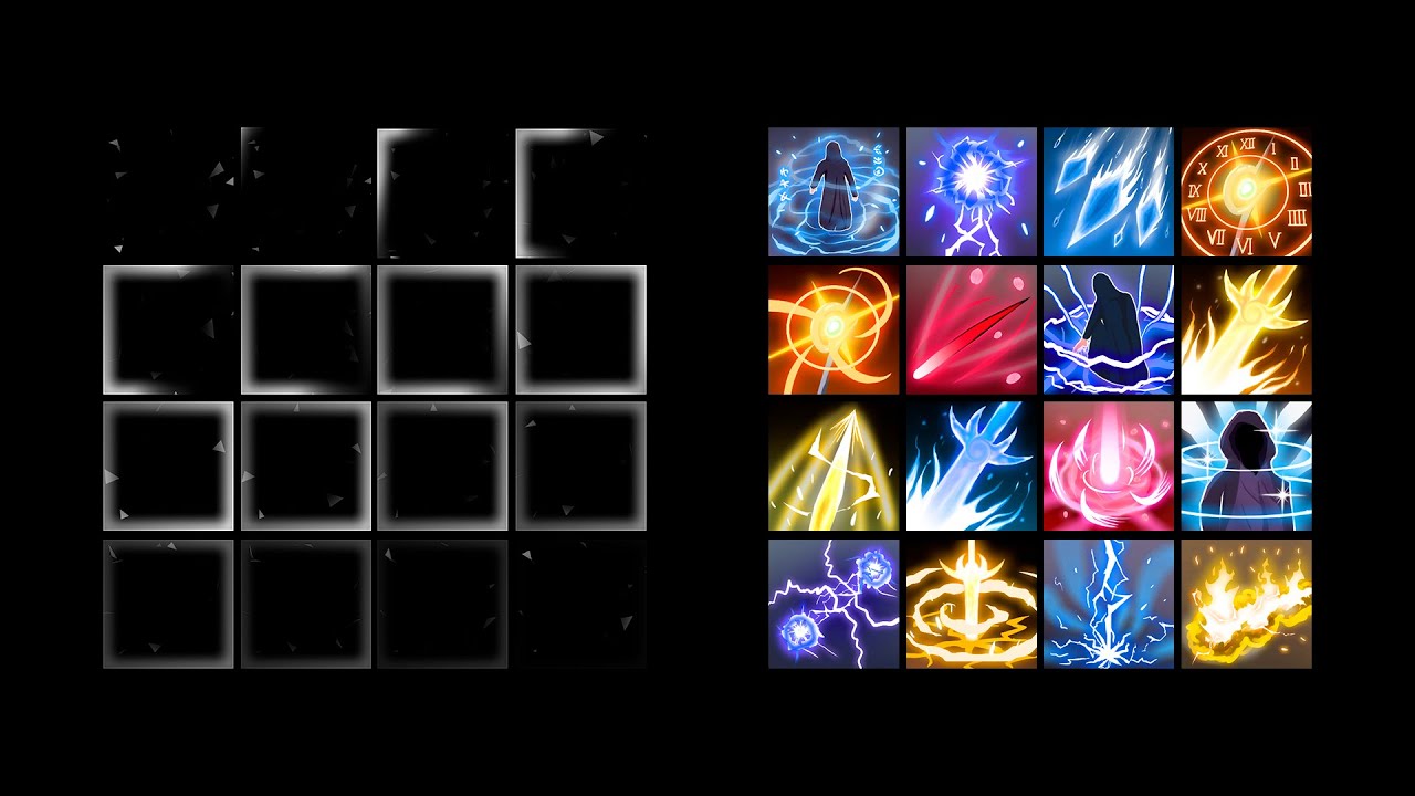 Creating a UI effect for icons using sprite animation in Unity 2019.2