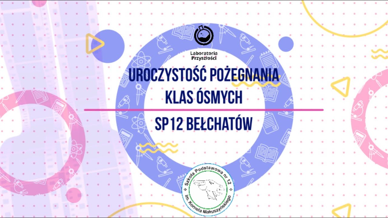 Uroczystość pożegnania klas 8