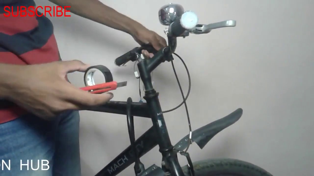 How to make DIY Handle Lights|with indicators in bike|
