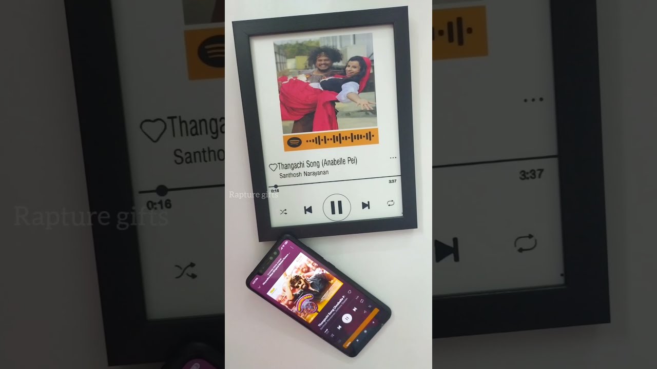 Spotify frame✨ Unique gift for your loved ones❤ | #shorts #spotify #spotifyplaylist