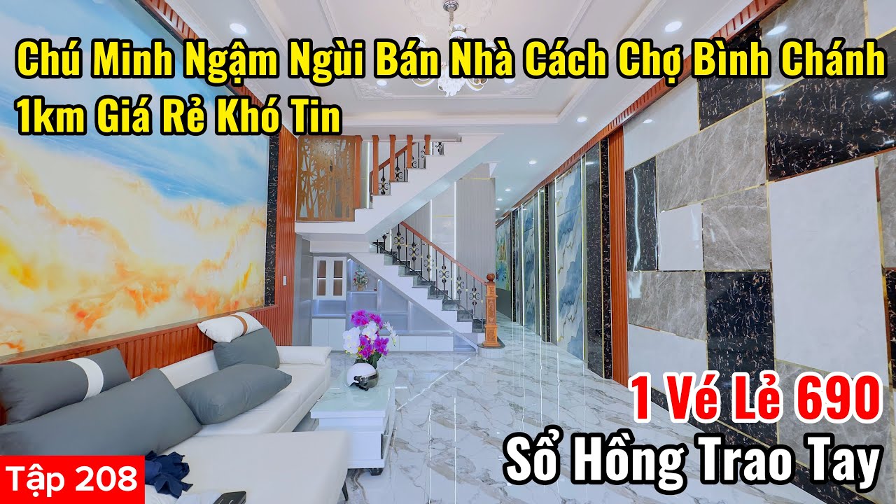 Chú Minh Ngậm Ngùi Bán Nhà Cách Chợ Bình Chánh 1km Giá Rẻ Khó Tin | Minh Vương Nhà Bình Chánh