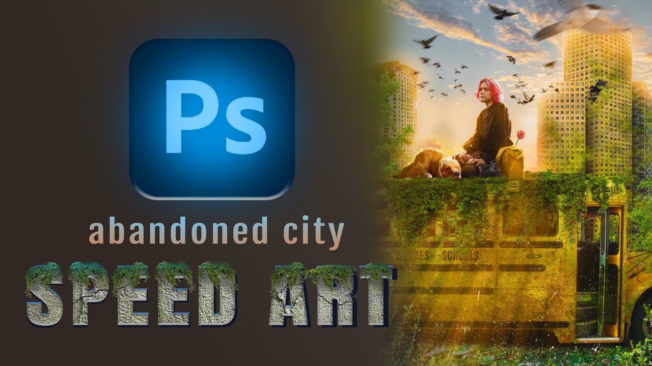 SPEED ART/abandoned city. Конкурс от farelyph