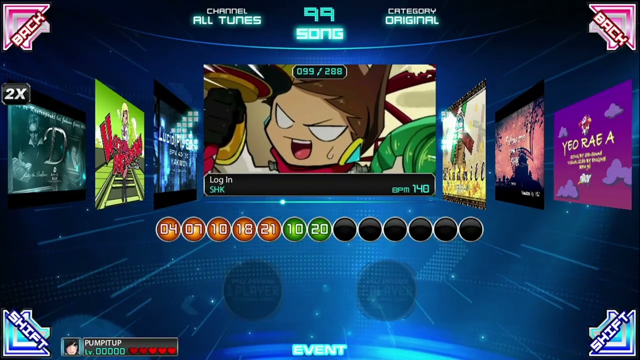 Pump it up Prime International ver 1.22 full song list (Including Quest zone) [60fps]