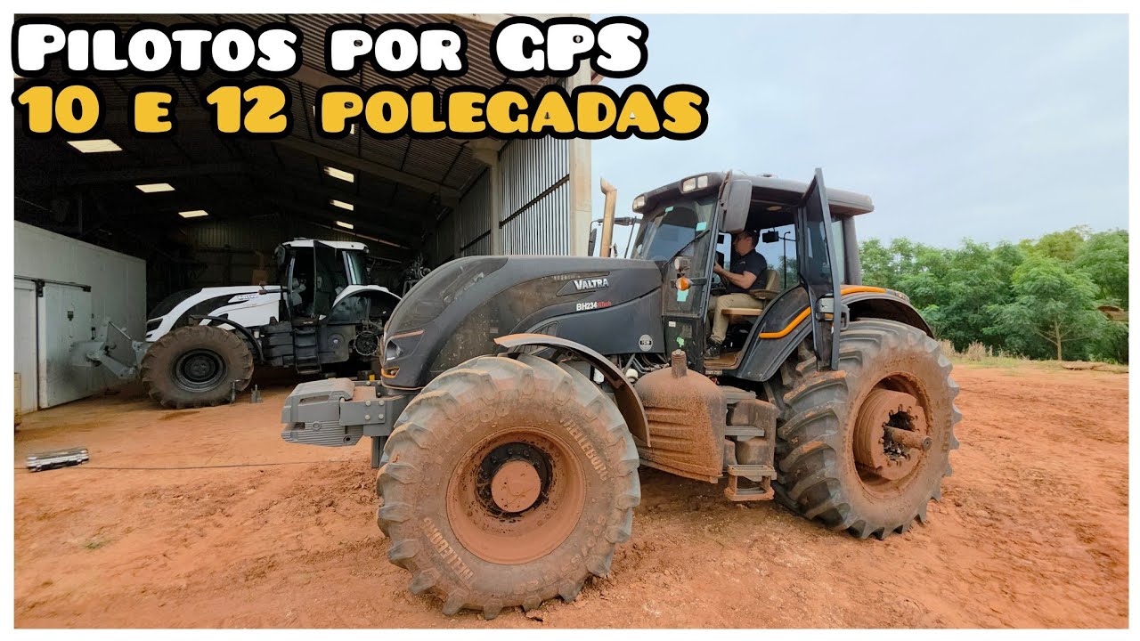 INSTALAÇÃO DOS PILOTOS POR GPS DA TRIMBLE NO T280CVT E BH234 HI-TECH