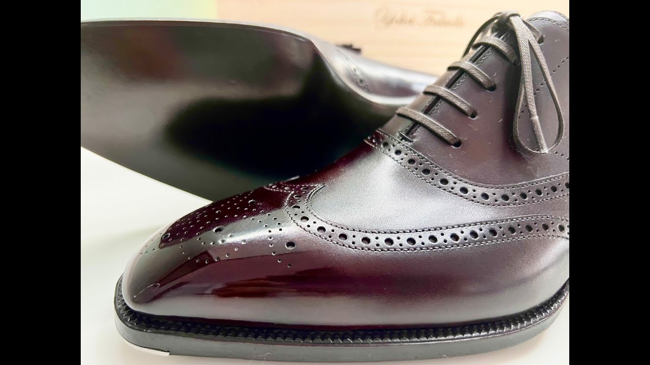 A Few Fair Shoes - Yohei Fukuda RTW Ebony Oxford in Misty Pewter