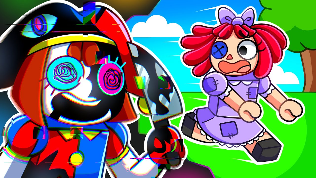 Pomni ficou CORROMPIDA nesse Jogo do ROBLOX!