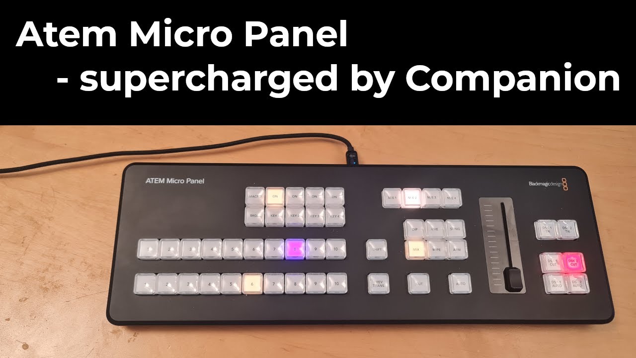 Atem Micro Panel supercharged by Companion