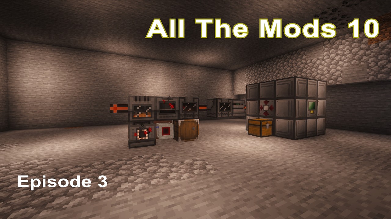 All the Mods 10 Episode 3 - Gathering and Ore Processing Setup