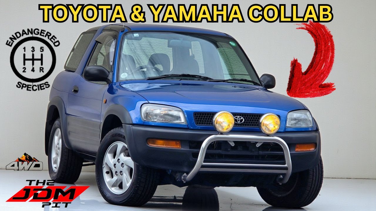 «Toyota RAV4 J 4WD 1996 года выпуска, японская версия, механическая коробка передач, двигатель 3S...