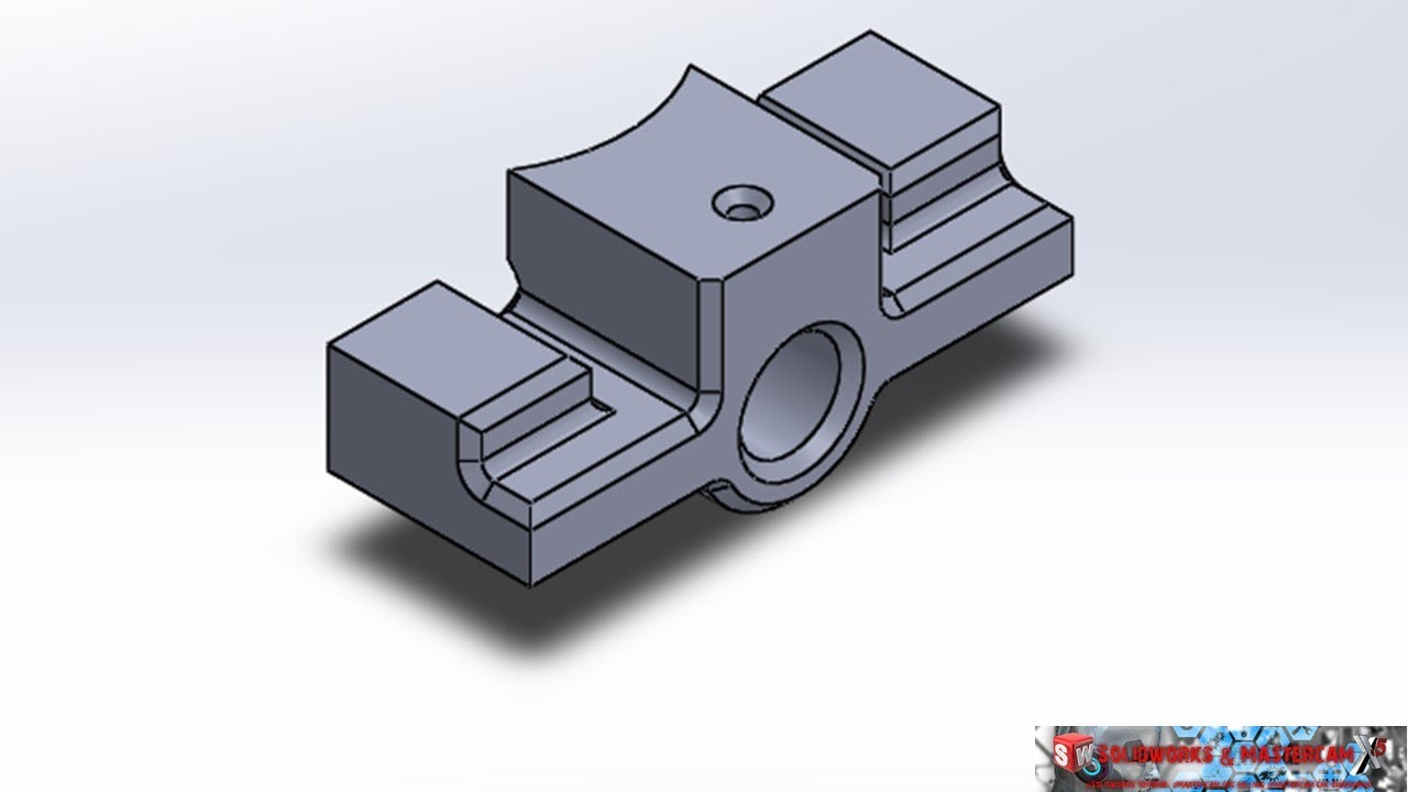 Solidworks Tutorial Sketch Model 7 - Alignment Bracket
