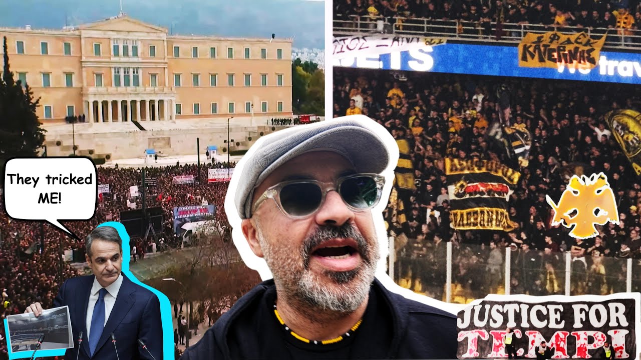 Athens on Fire for Tempi and the AEK - Olympiacos game