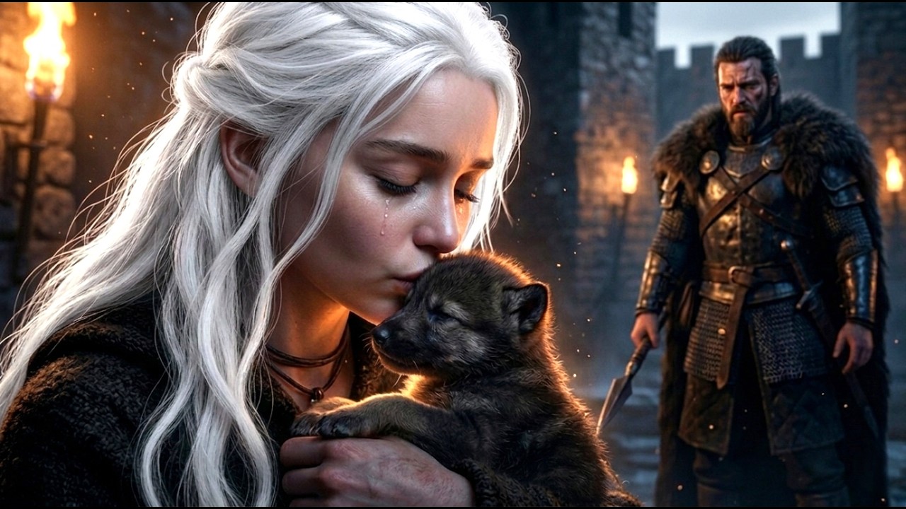 When the Omega Girl Kissed the Dying Cub’s Forehead — The Alpha Dropped His Spear
