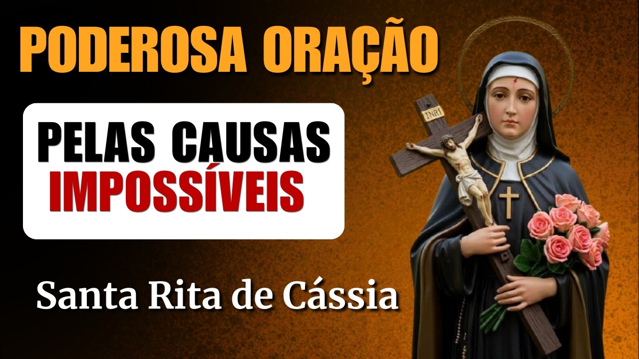 ORAÇÃO PODEROSA A SANTA RITA DE CÁSSIA - Para Causas Impossíveis e Cura Profunda da Alma!