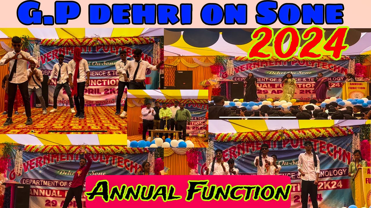 G.P Dehri On Sone (Annual Function 2024 )// full vlog