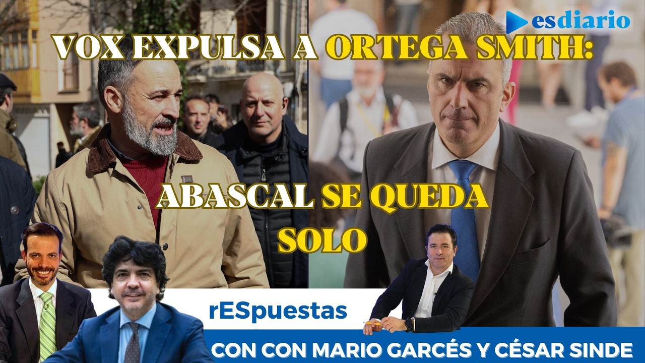 Vox expulsa a Ortega Smith: Abascal se queda solo