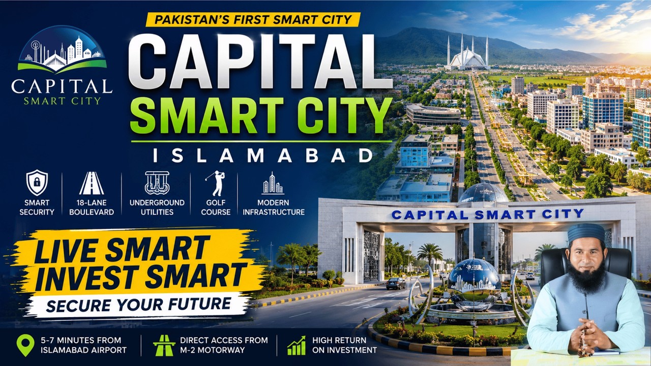 Capital Smart City Islamabad | Pakistan's First Smart City