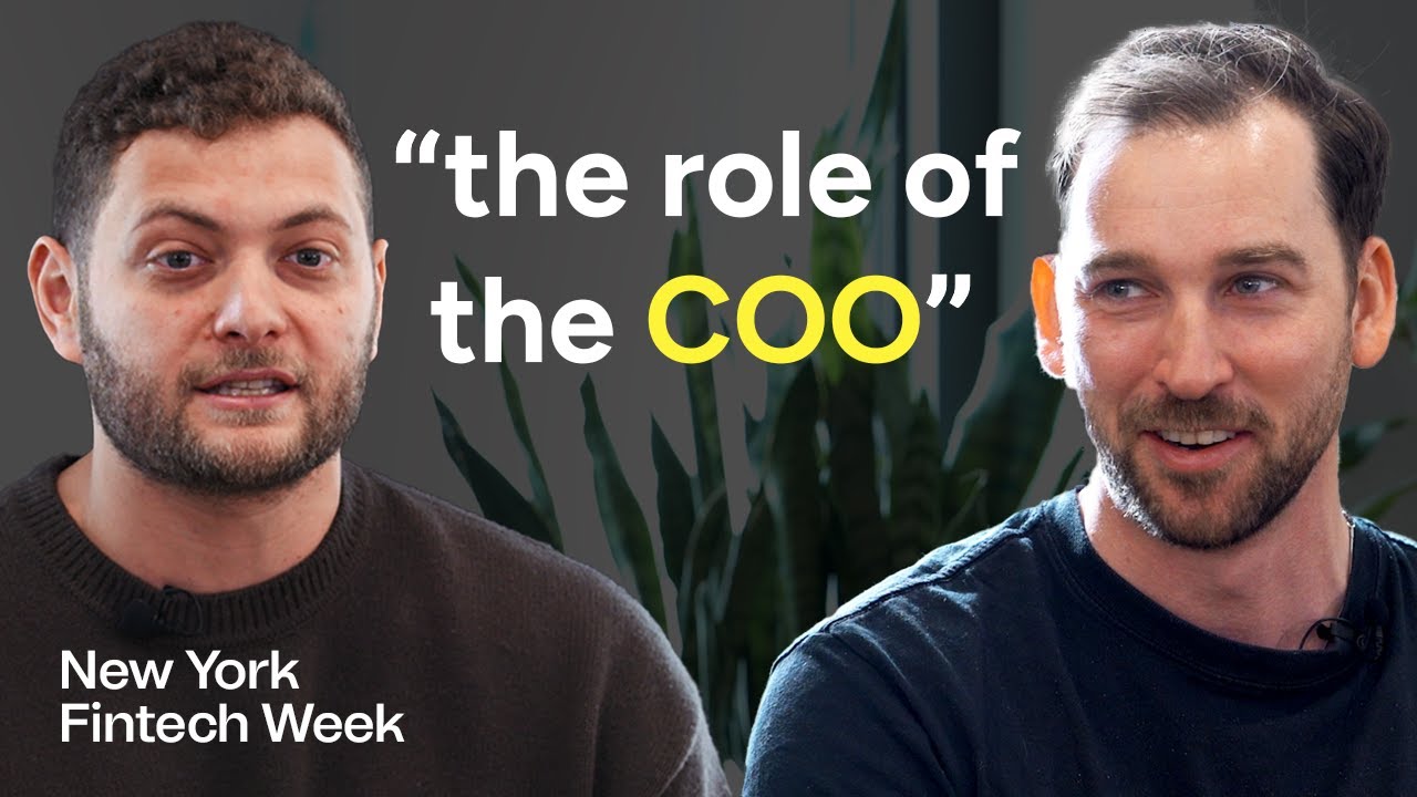 What It Takes to Be COO at a Scaling Fintech - LIVE at NY Fintech Week