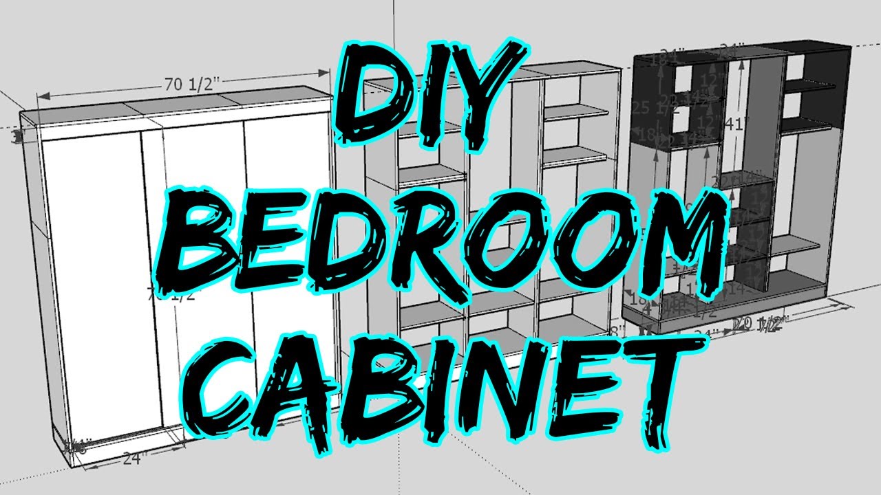 DIY Bedroom Cabinet | Easy To Build DIY Laminated Wardrobe | Beginner's Guide