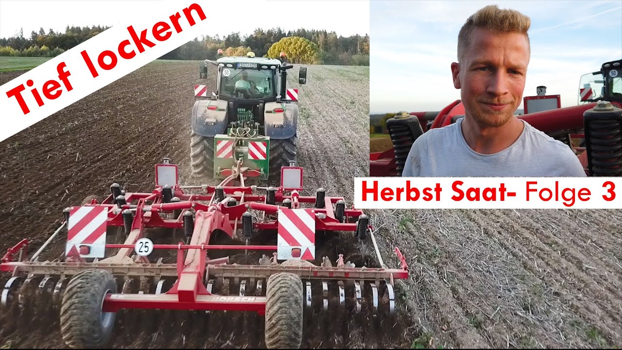 Grubbern für den Brotweizen | besonders ballastiert ? | JD 6250R | Farmvlog | Herbst Saat Teil 3 |