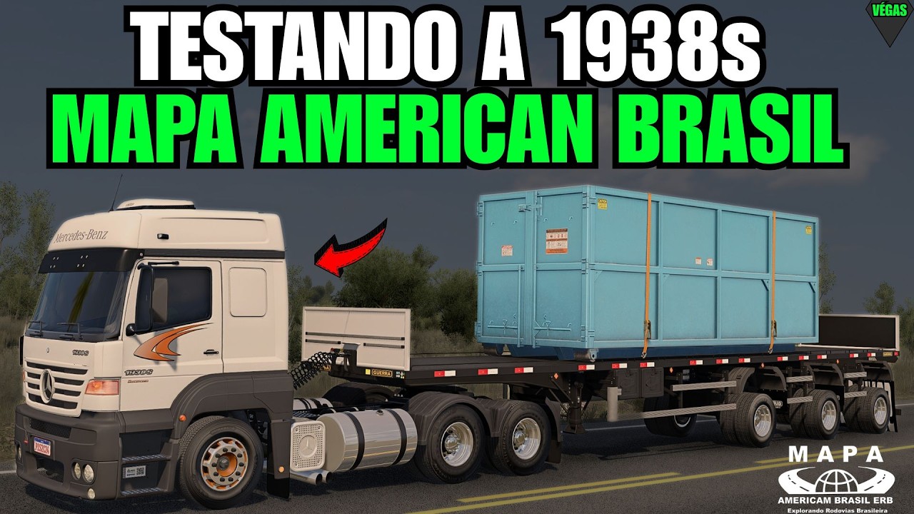Mercedes 1938s nas fazendas - conhecendo o mapa AMERICAN BRASIL