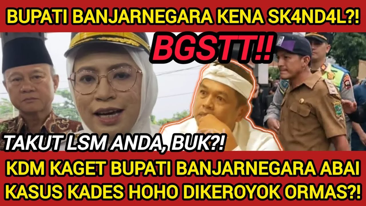 BUPATI DISERET WARGA SOAL K3ROYOKAN KADES HOHO?! KDM KAGET BANJAR NEGARA JATENG MEMANAS?! PAK LUTFI!