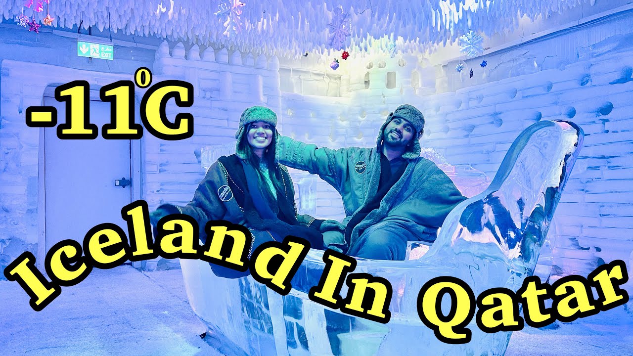 Vlog-5 | evening at subzero ice lounge | cafe | pearl qatar | Qatar couple Vlog | Malayalam |