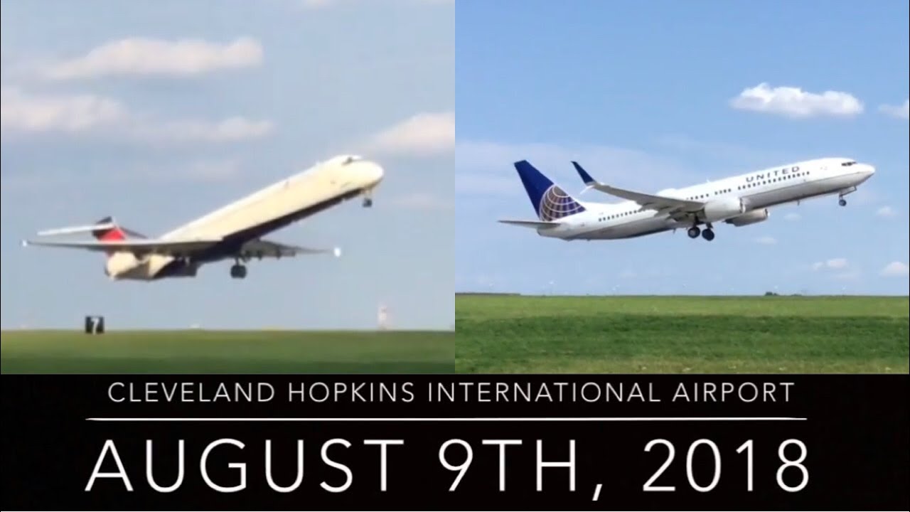RARE! Close Departures! | Cleveland Hopkins Plane Spotting 2018