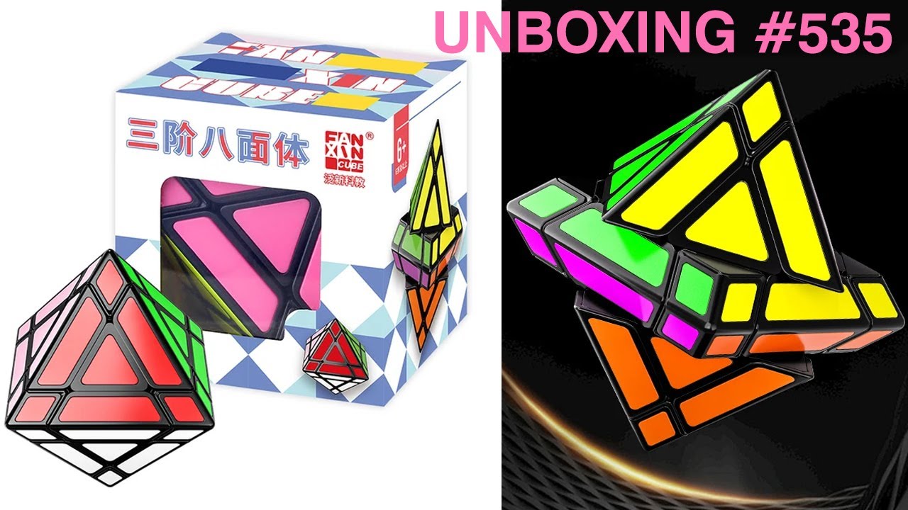 Unboxing №535 Октаэдр от Фанксин | FanXin Trajber's Octahedron | Fanxin FTO 3x3