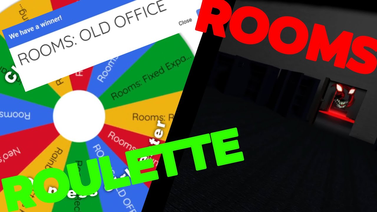 Whatever Rooms Game The Wheel Lands On, I Have To Play... - ROOMS ROULETTE! - Roblox
