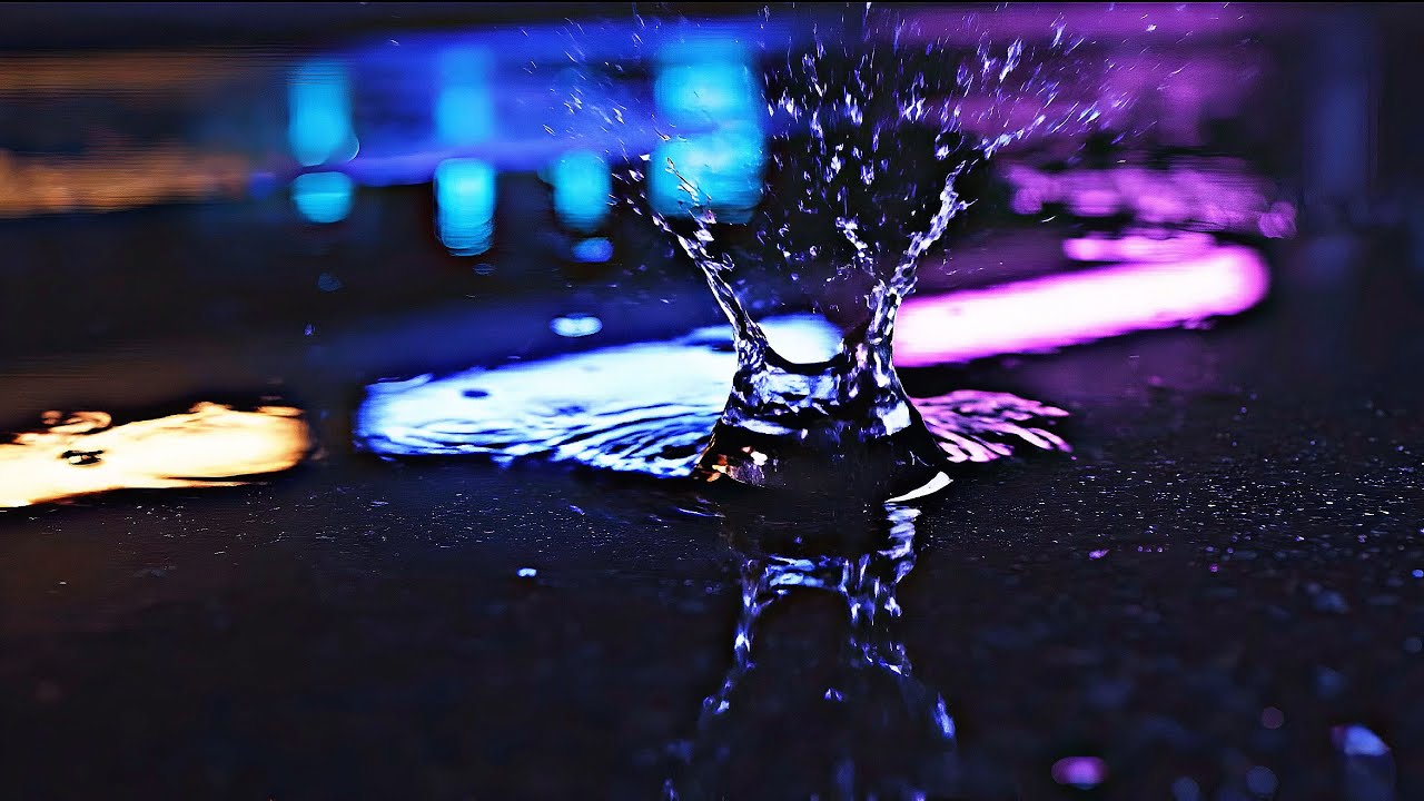 RAIN SIGNALS FOR DEEP WORK – 1 Hour Cyberpunk Focus (Heavy Rain)
