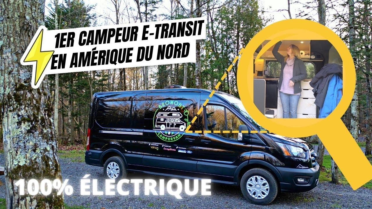 VAN TOUR IN&Eacute;DIT d'un E-Transit 100% &Eacute;LECTRIQUE⚡ ! (On adore 💗)