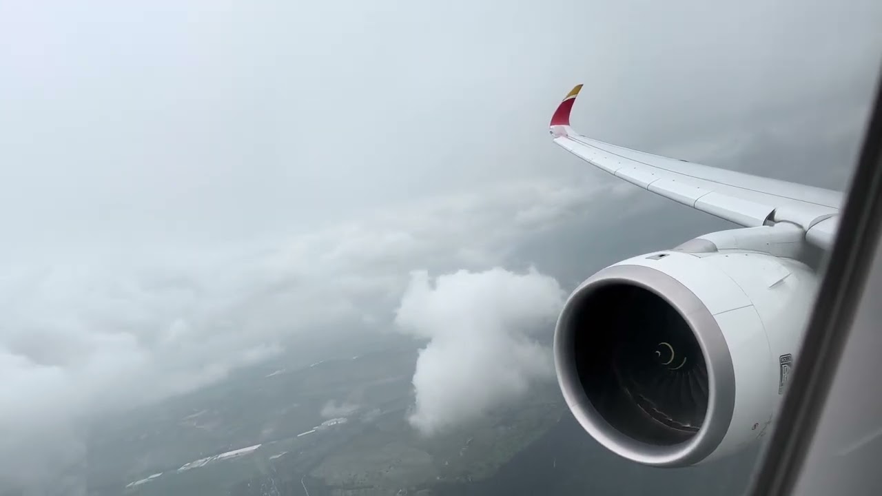 Iberia Airbus 350 Next takeoff Madrid