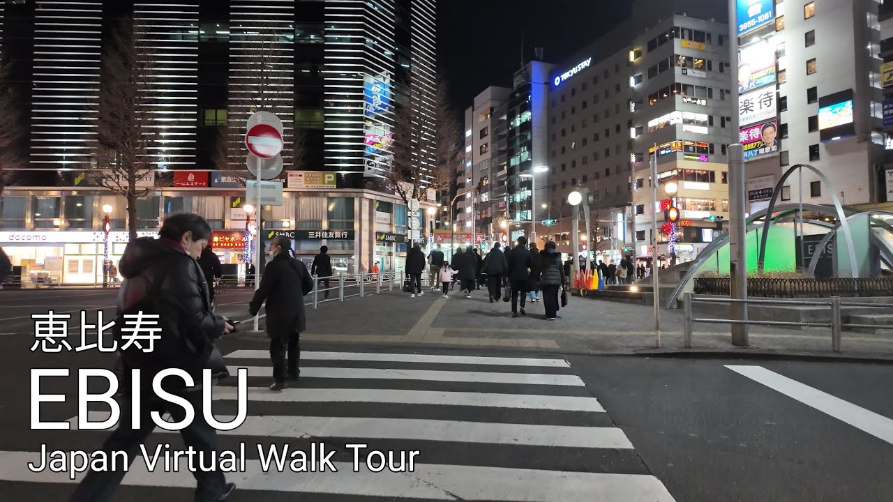 Friday Night Walk from Ebisu to Daikanyama 🇯🇵 Tokyo Nightlife in 4K