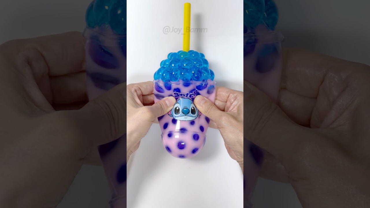 스티치 버블티 만들기🧋Stitch Boba Tea DIY with Nano Tape! 
