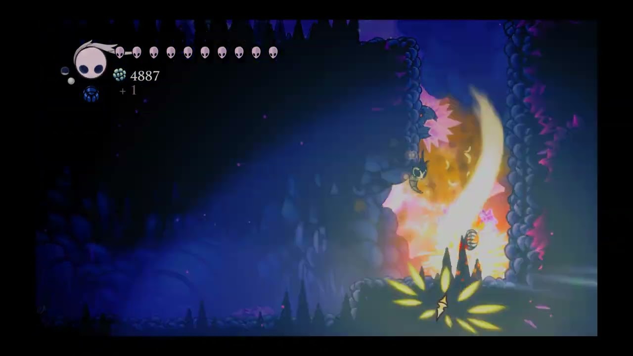 Hollow Knight Infinite Charm Notches Bench Warp Walkthrough part 21, 1080p 60 fps (NO COMMENTARY)