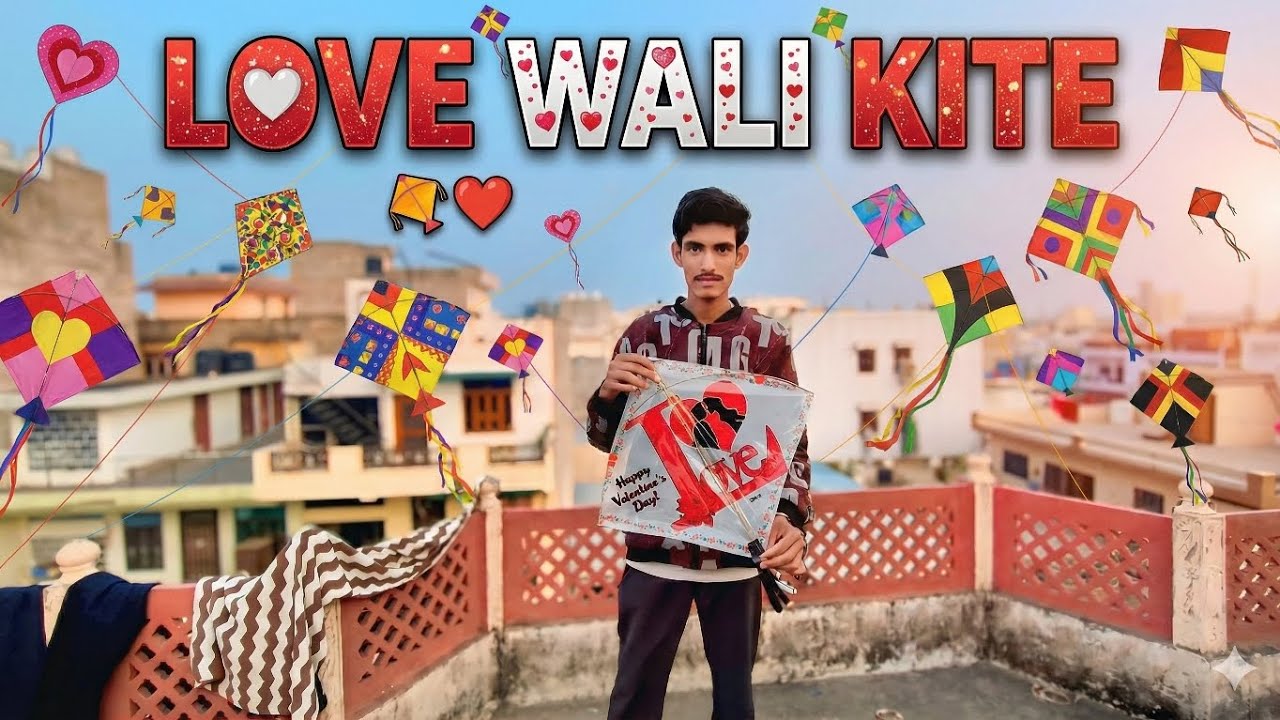 Girlfriend ke liye Udayi "LOVE WALI KITE"! 😍🪁