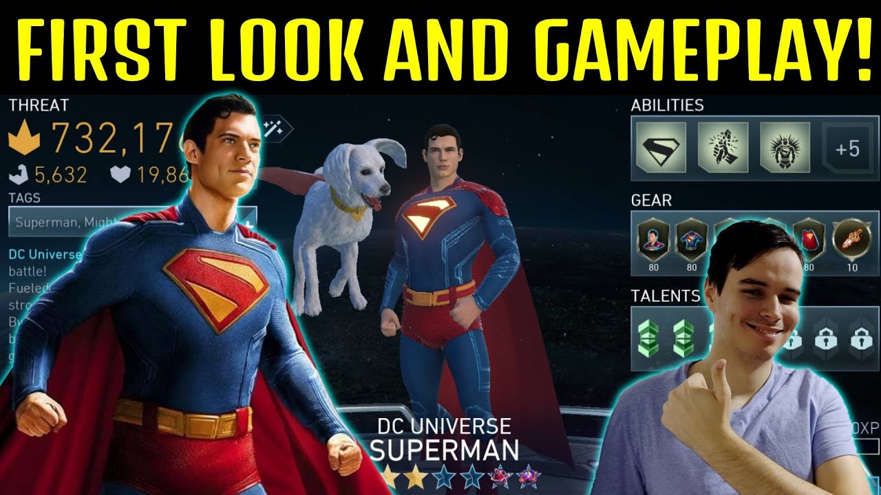 Первый взгляд на Супермена из вселенной DC и геймплей Injustice 2 Mobile