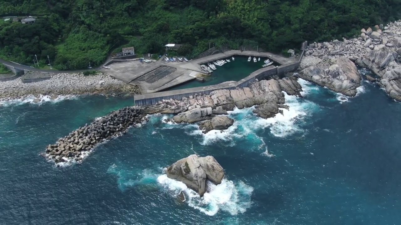 【船間漁港】鹿児島県肝付町岸良