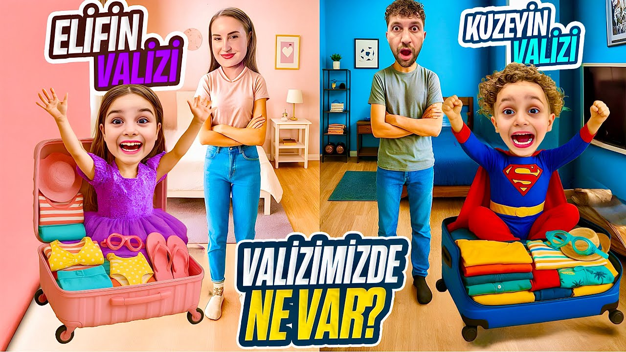 KUZEY ELİF’İN TATİL VALİZİNİ HAZIRLIYORUZ !!