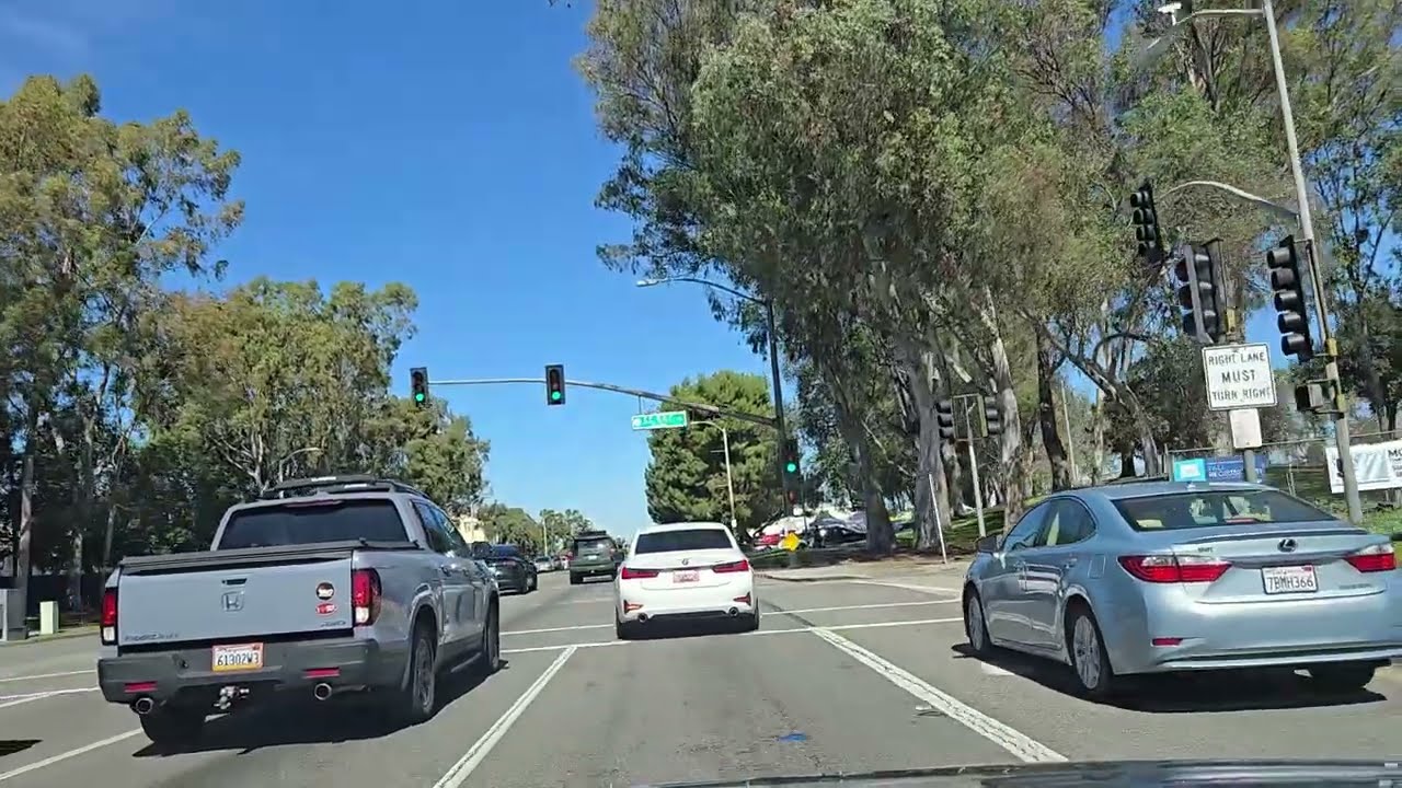 TORRANCE  CA Morning Drive | blue sky city & freeway views 🌞🚗