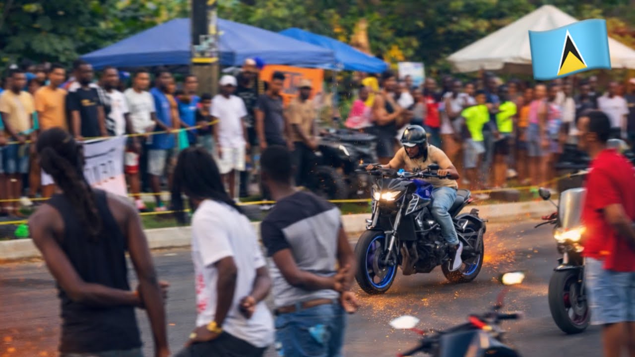 Independence Ride Warm-up at Dennery Valley🇱🇨 [4K | St. Lucia Independence