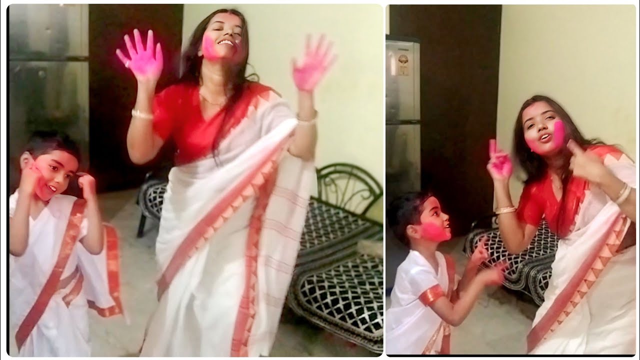 आज मैं और मेरी बेटी ने होली सॉन्ग पर धमाकेदार शॉर्ट्स रील बनाई 💃🌈 | Holi Special Reel l family vlog 