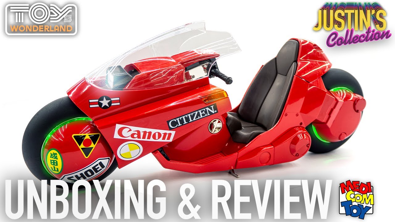 Akira Kaneda's Bike Revival 1/6 Scale Medicom x Bandai Unboxing & Review