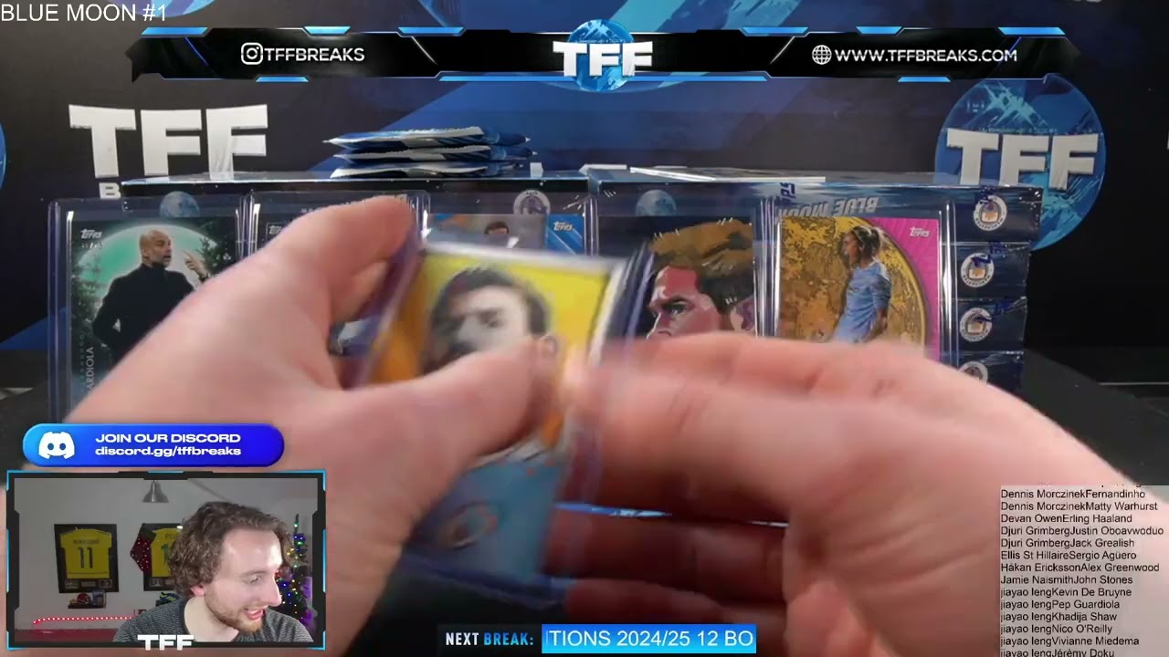 TOPPS MANCHESTER CITY BLUE MOON 12 BOX CASE BREAK #1