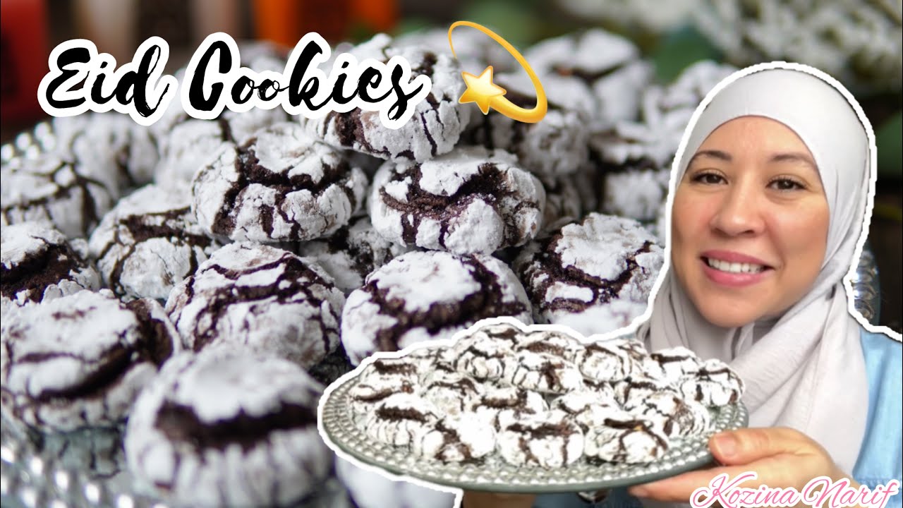 Eid Cookies / غريبة الكاكاو معلكة و إقتصادية و سهلة التحضير بدون زبدة 👌/ Schoko Ghriba