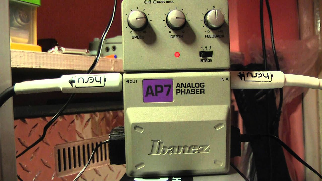 Ibanez AP7 Analog Phaser Test