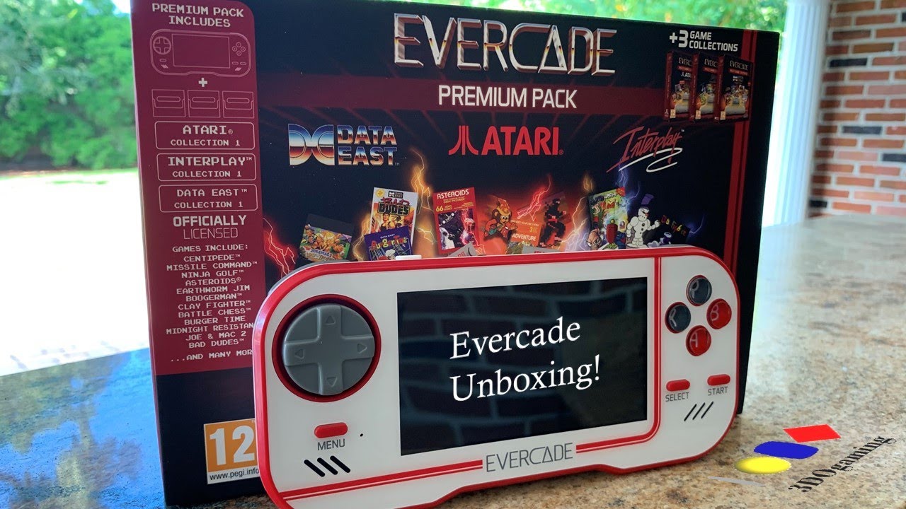 Evercade Premium Pack Retro Game Console Unboxing!