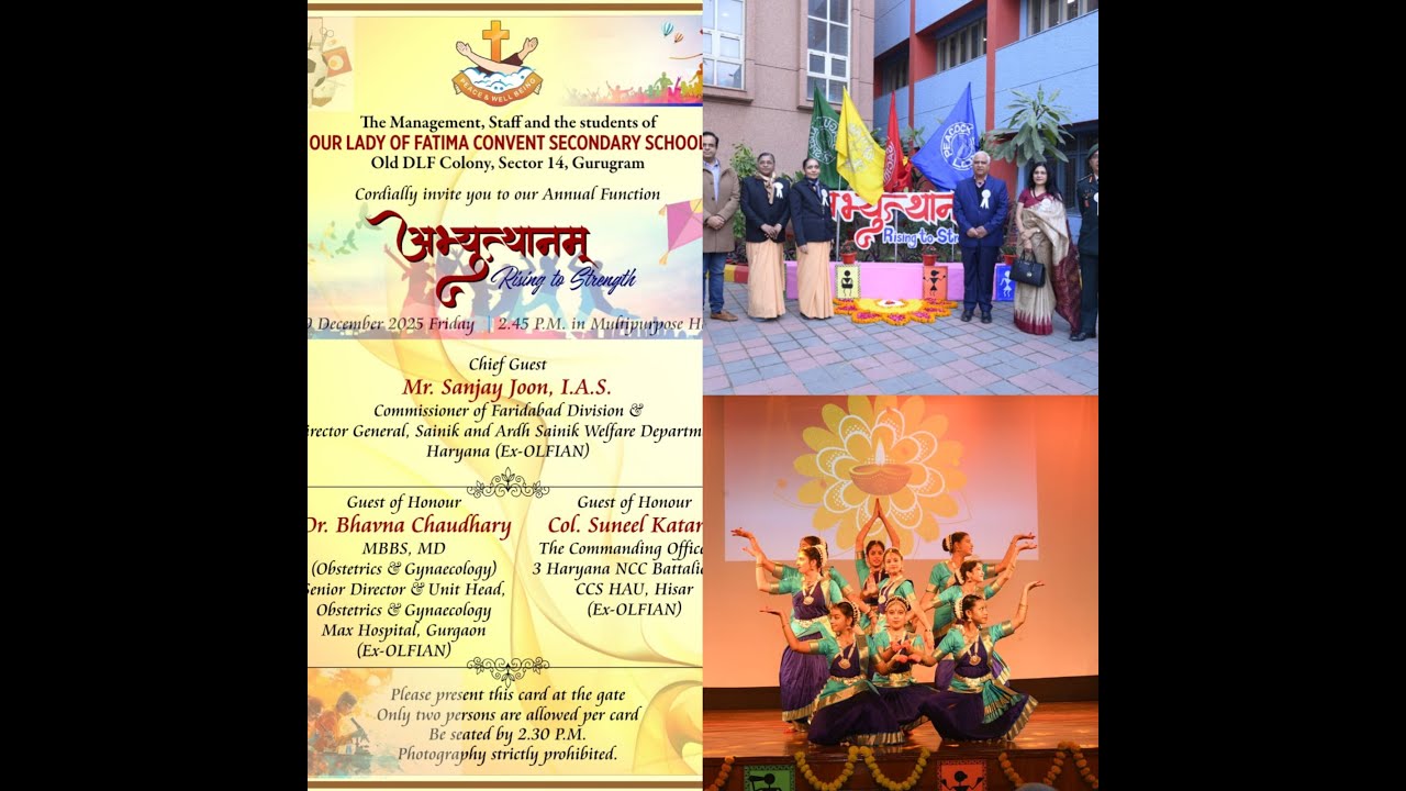 67th Annual Day Celebration | OLF Convent School DLF Colony | Nov. 2025