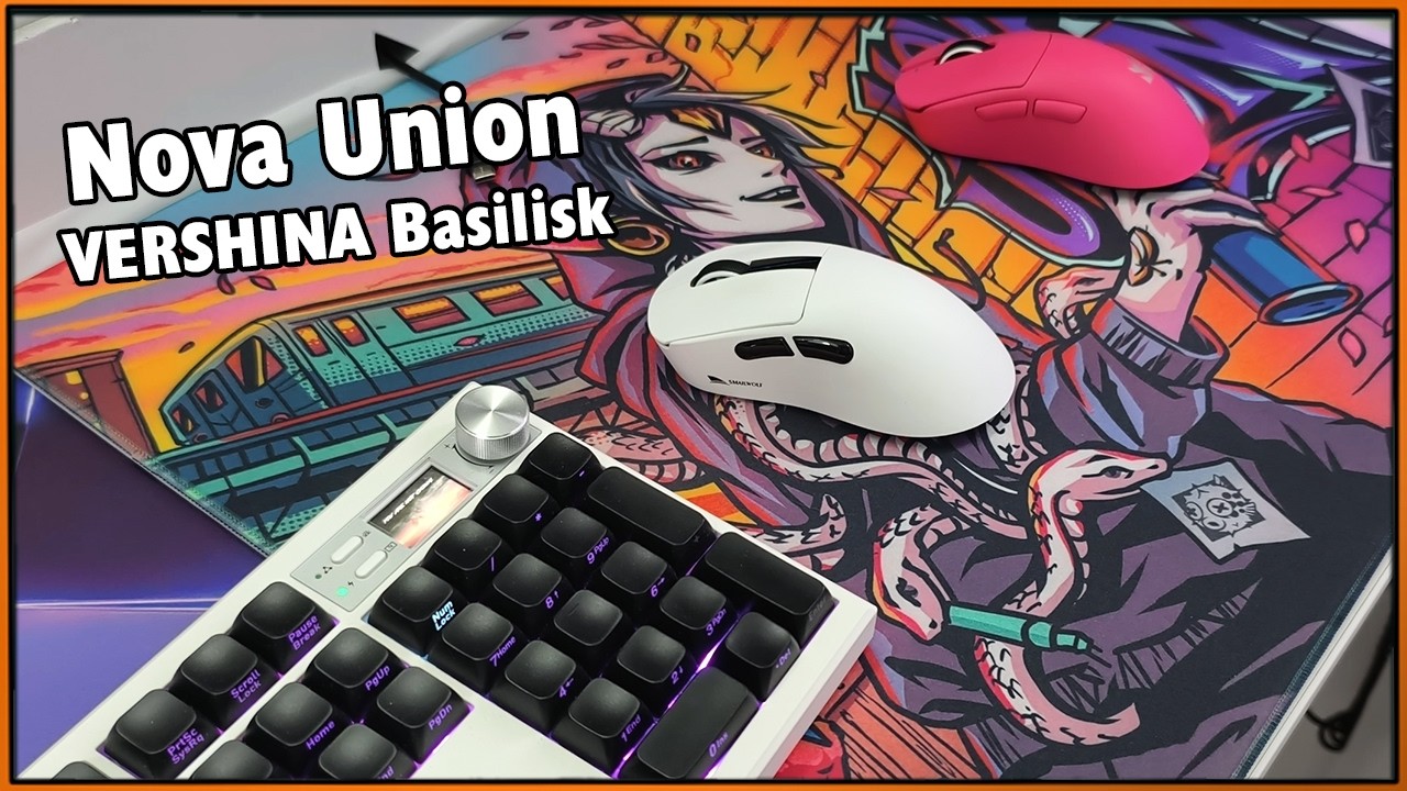 Скоростной ковер, с нотками контроля - Nova Union VERSHINA Basilisk #КоврикДляМышки #NovaUnion